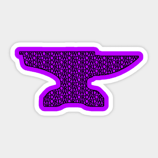 Wordsmith: Purple Sticker